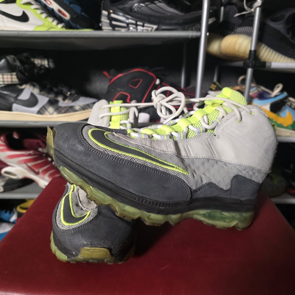 🔥 Nike + Air Max Griffey Gray Neon Green Athletic Shoes Size 13